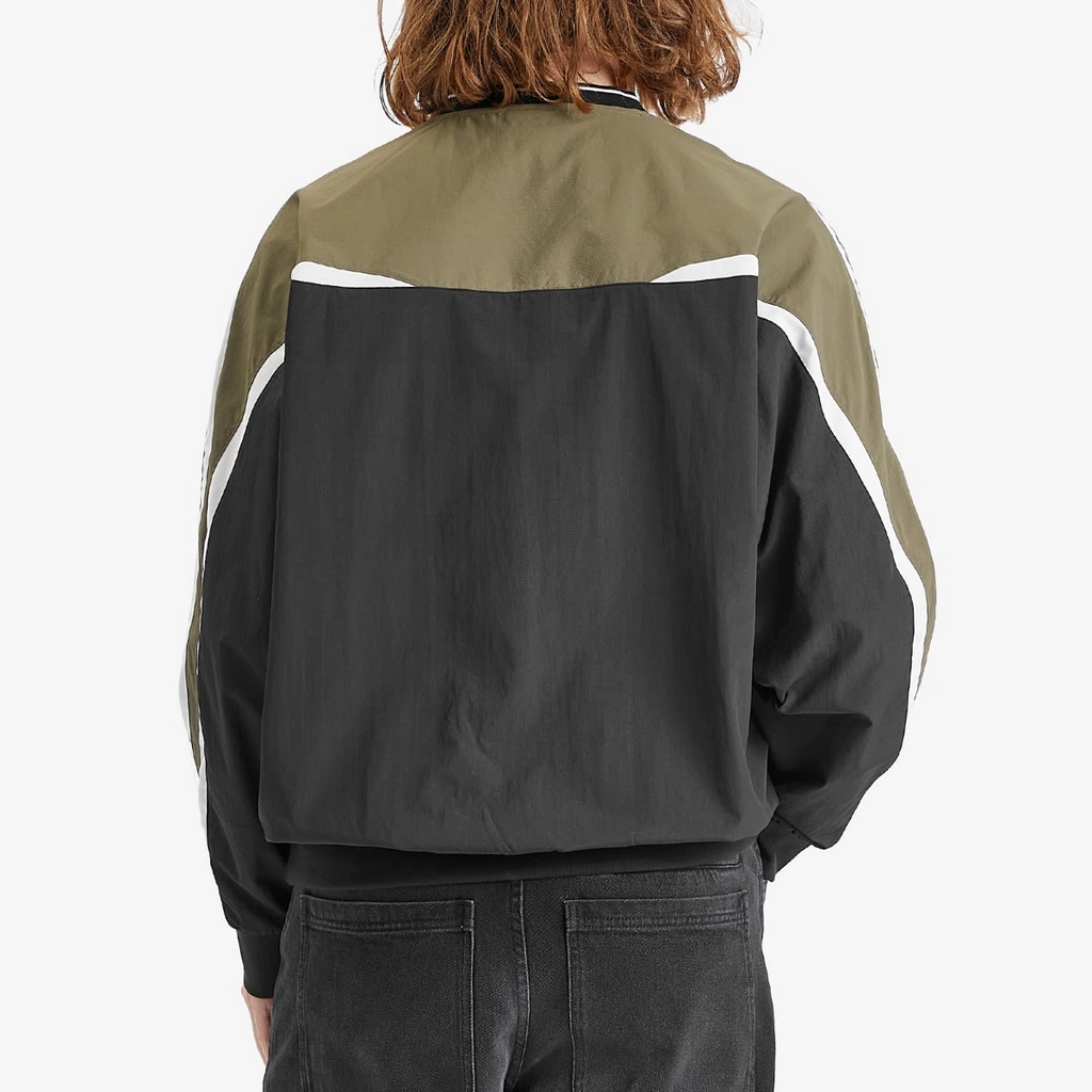 Adidas Originals Men's Cutline Pullover Crew Sweat Black/Olive Strata